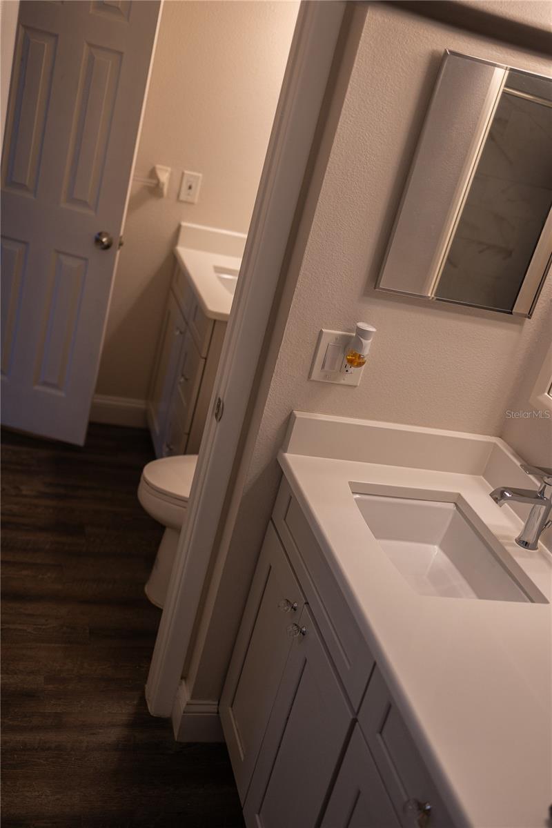 Bath room with 2 vanities
