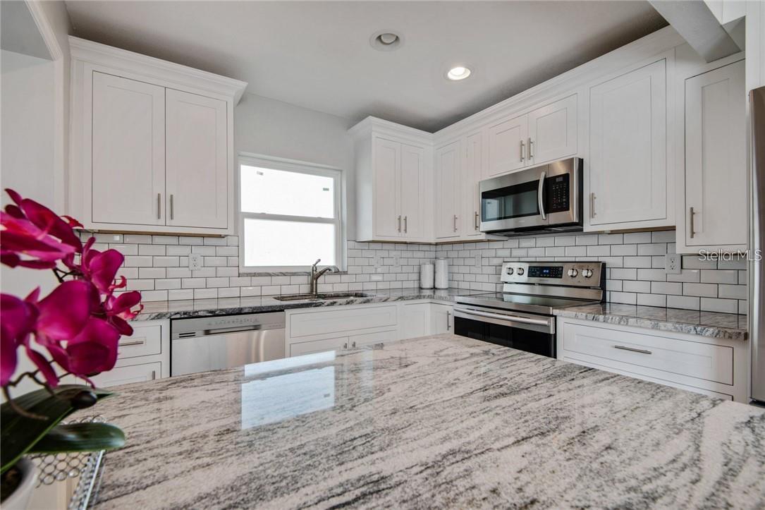 Fully renovated kitchen.