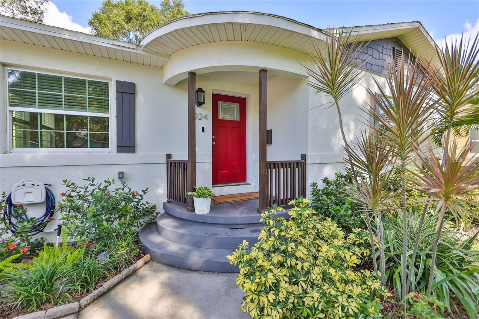 Front door.
