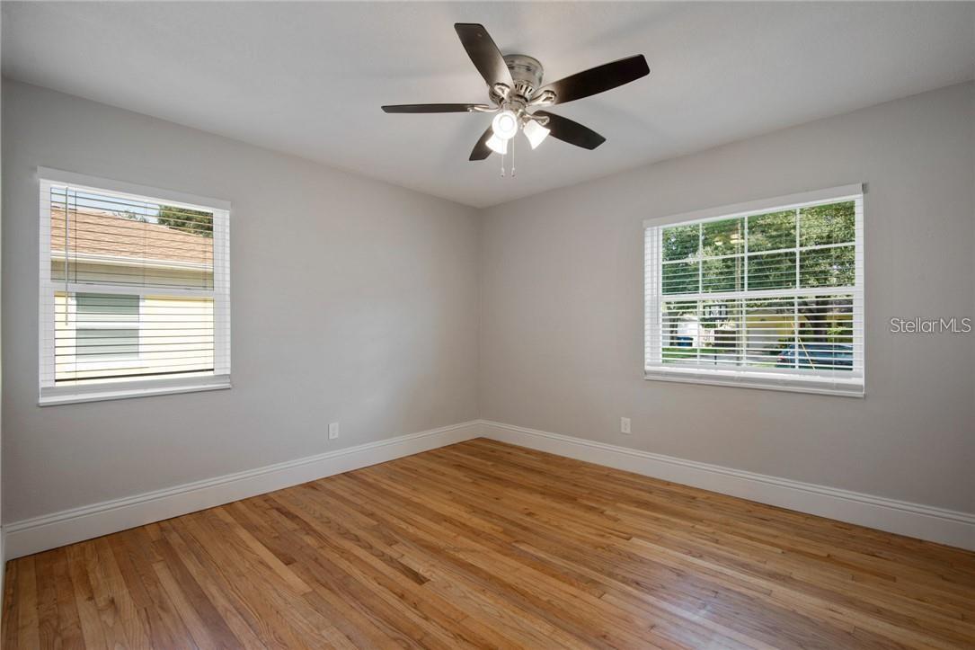 Second bedroom with walk-in closet.