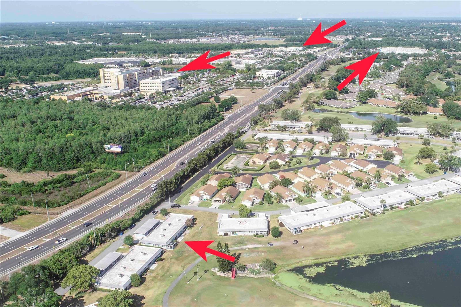 close to hospital and 3 shopping centers