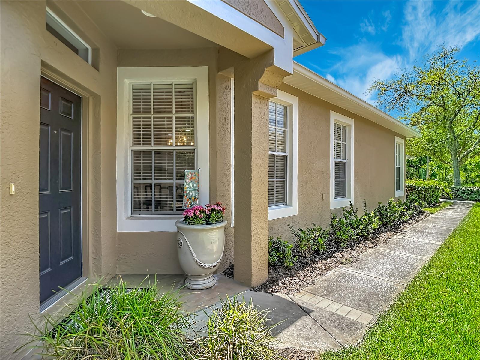 Walkway and Private Entry