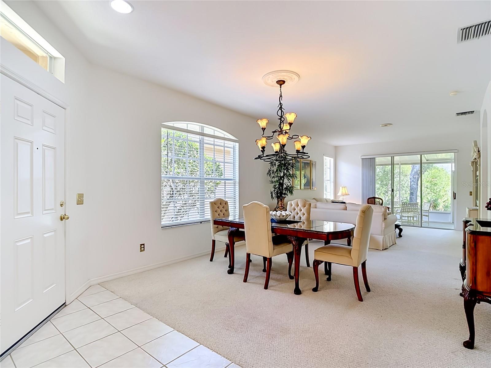 Entry - Living Room - Dining Room - Outdoor Living Space
