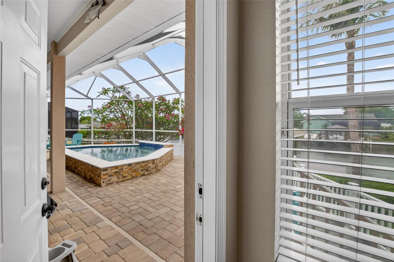 Private Access to Outdoor Living Area