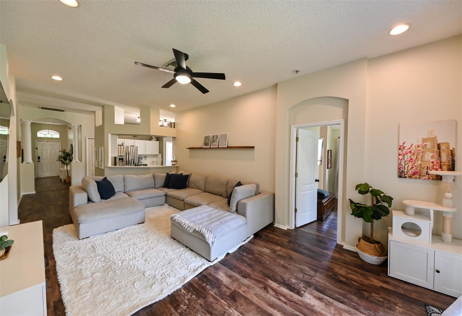 Family Room to Primary Bedroom