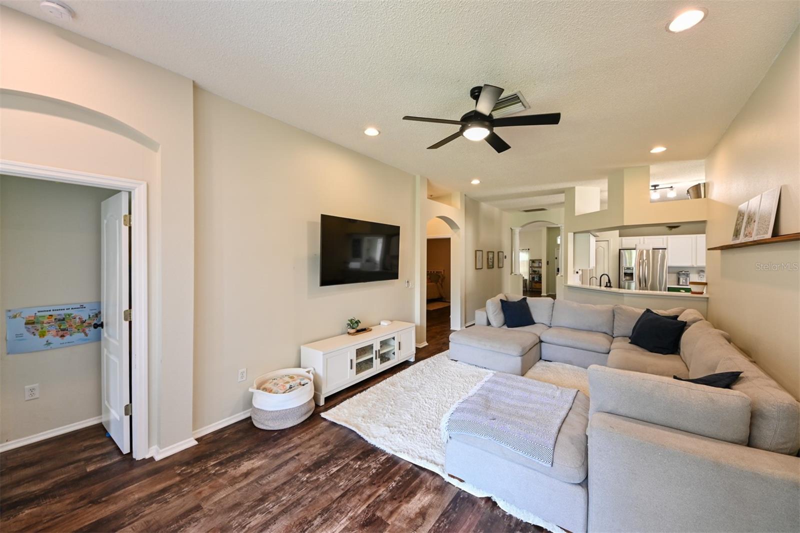 Family Room to Bedroom 2