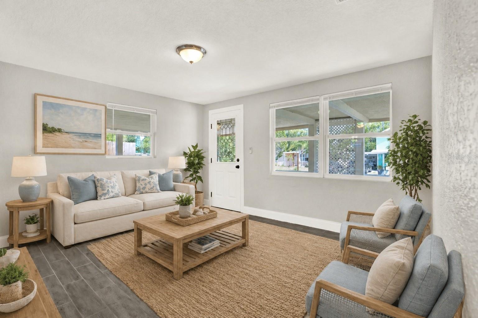 Living Room Virtually Staged