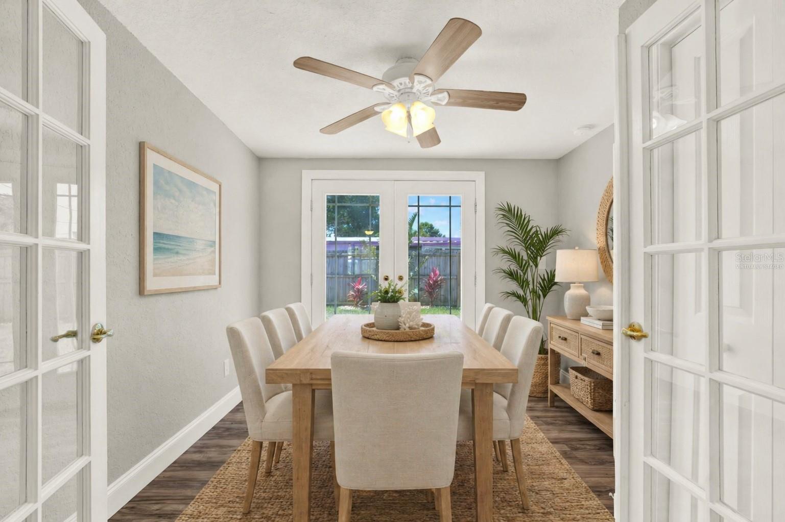 Bonus Room Virtually Staged as Dining Room