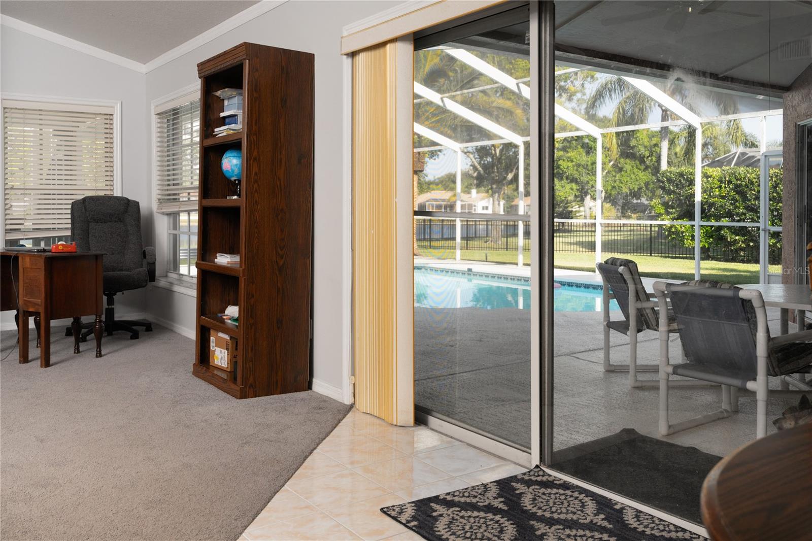 Family Room/View of Pool