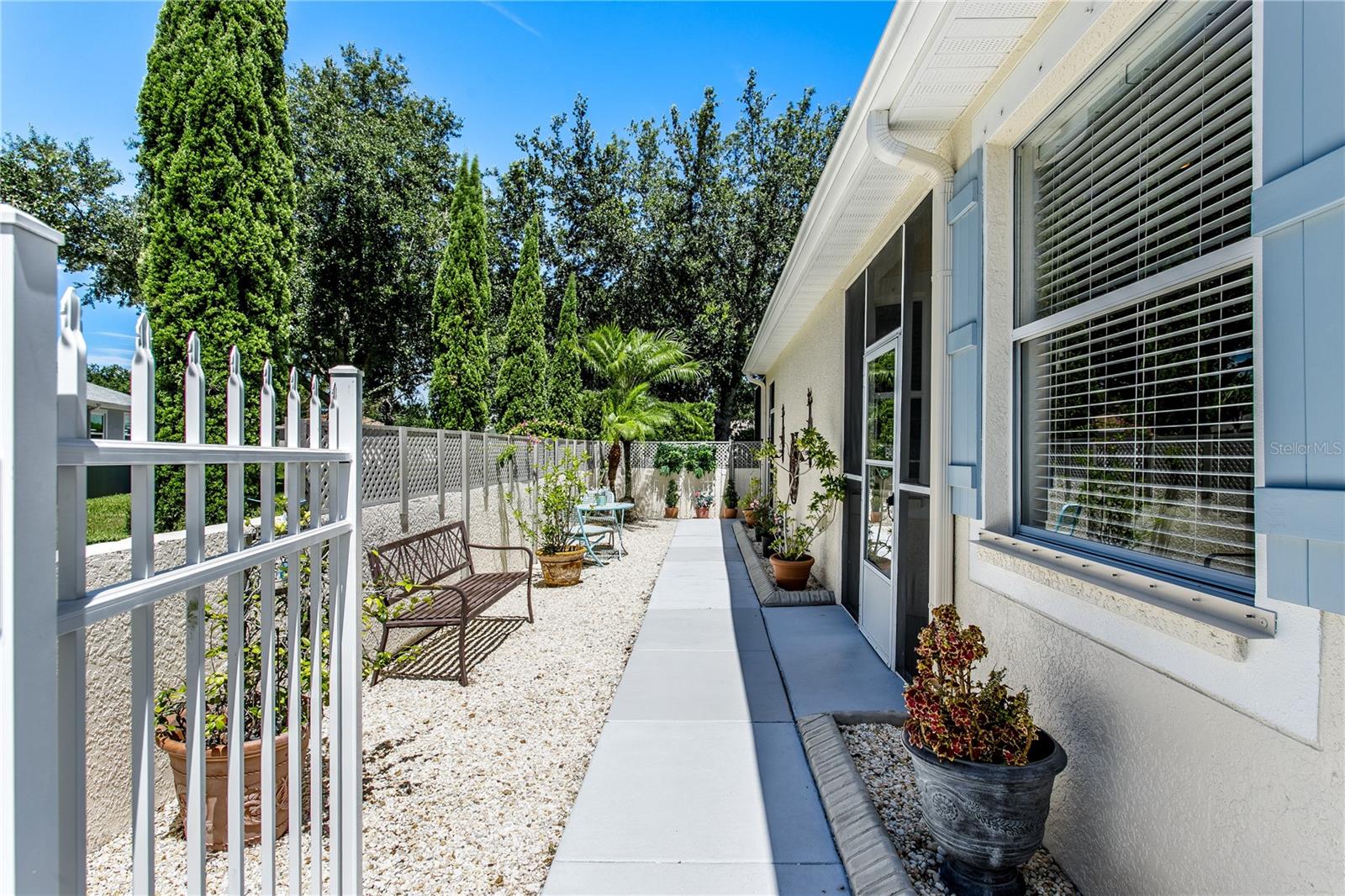 Entry courtyard