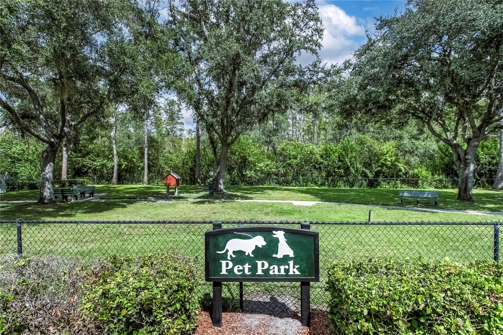 Community dog park
