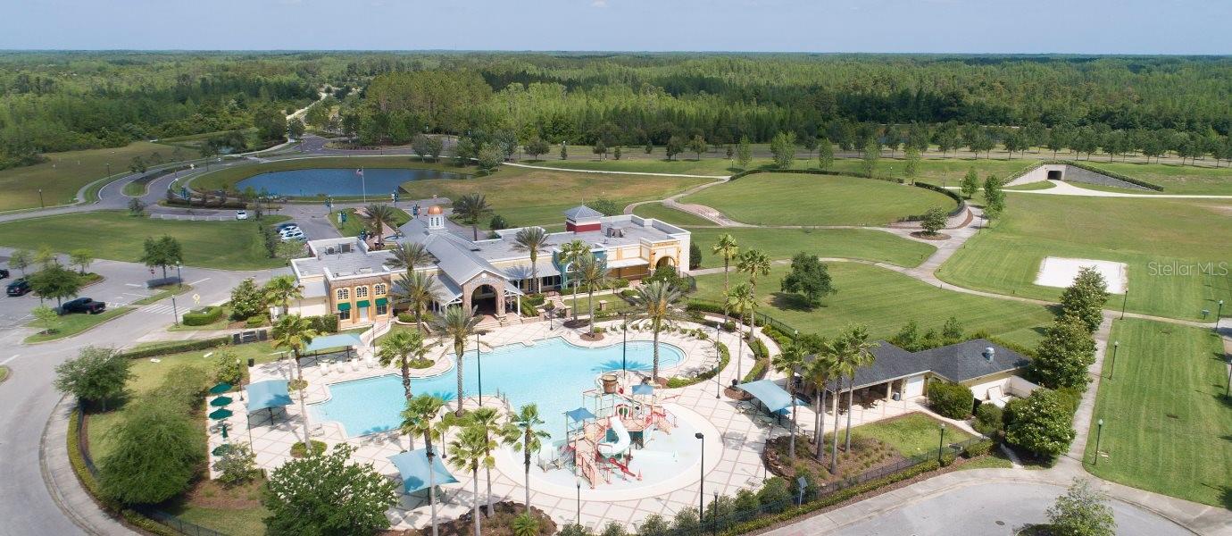 1st amenity with resort style pool.