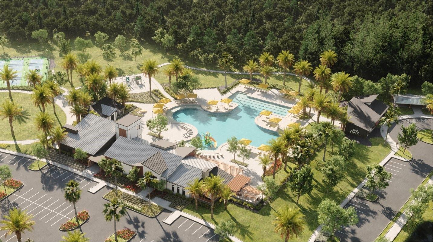 2nd amenity with resort style pool.