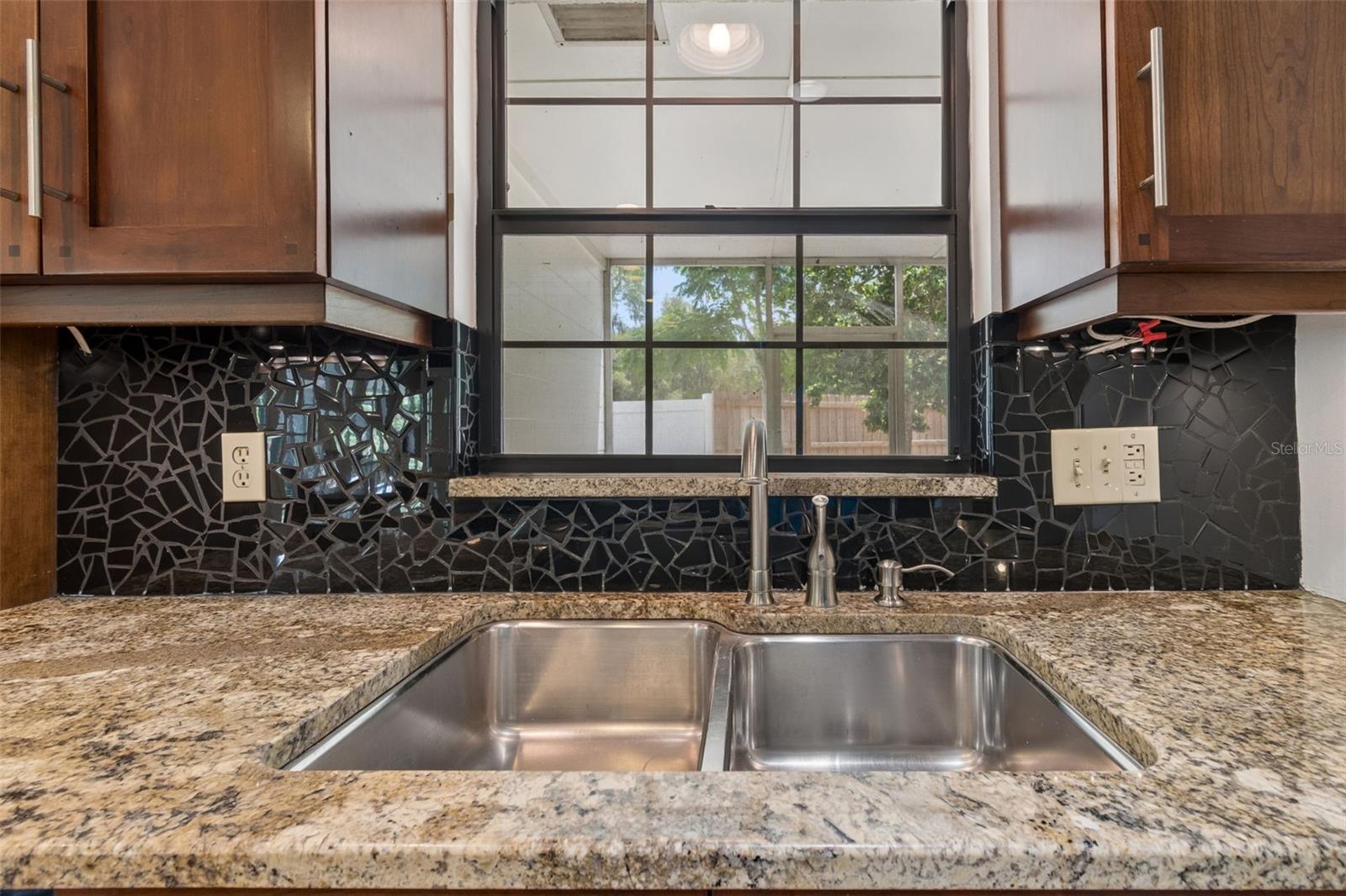 Kitchen View to Side Yard