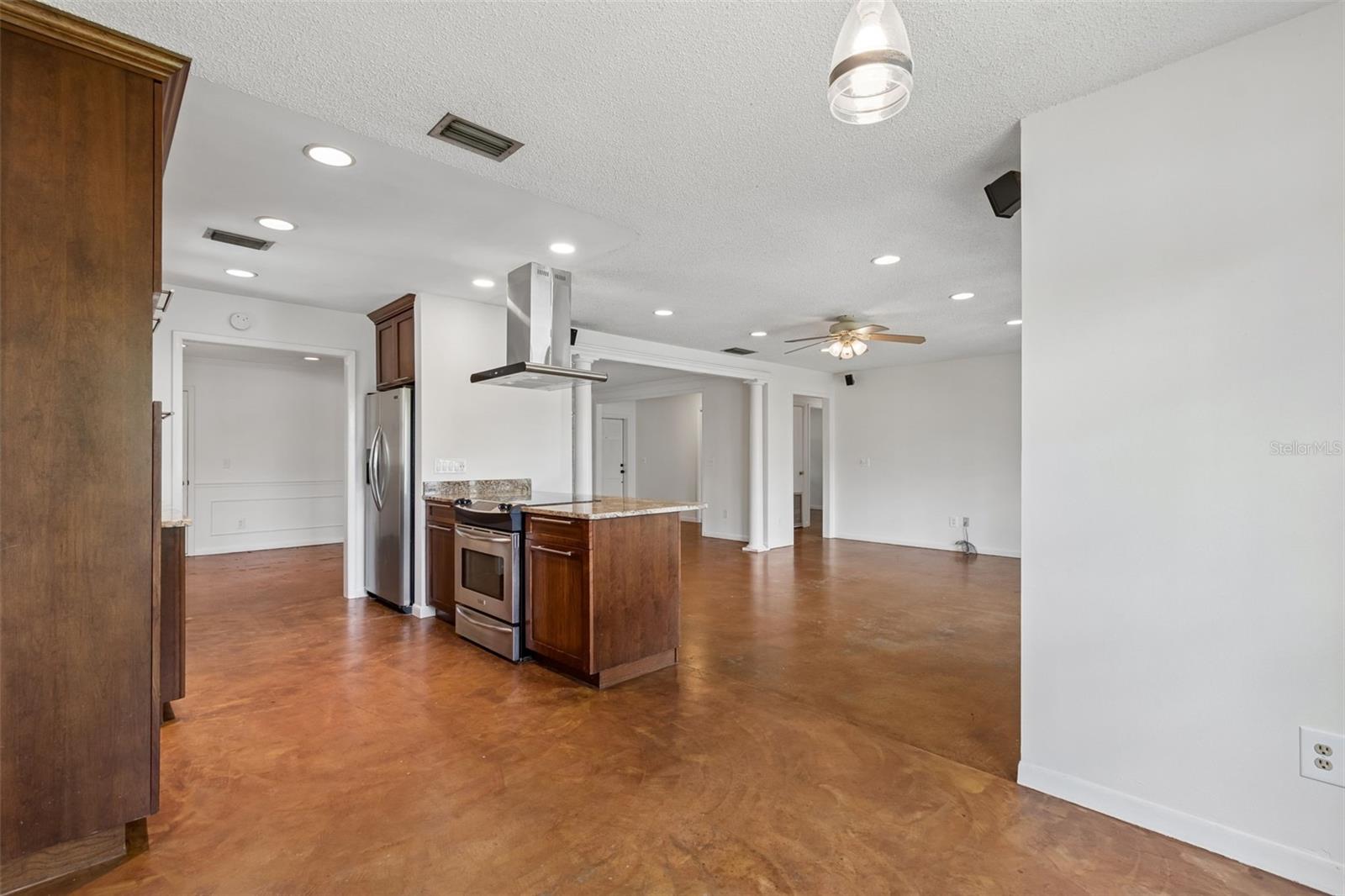 Open Concept from Breakfast area