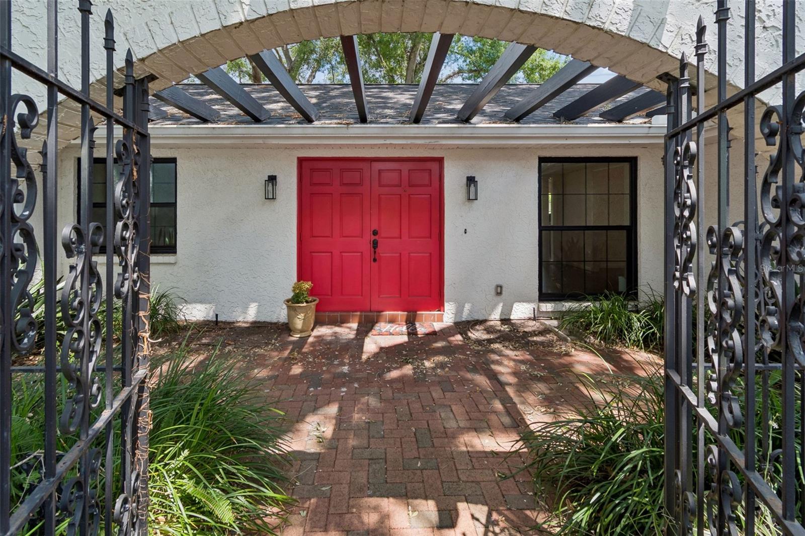 Front Entrance to Courtyard