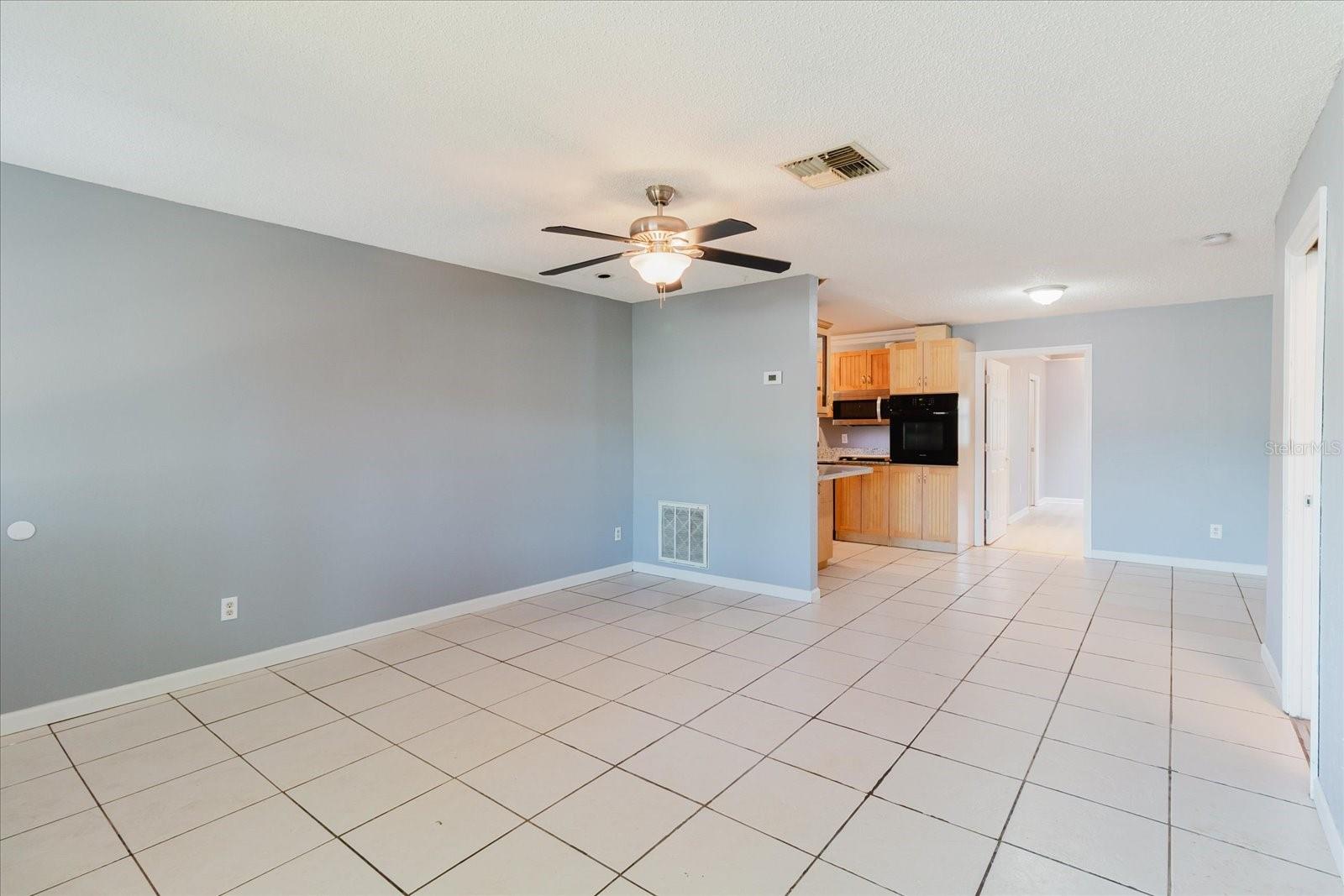 Living room and dining area combo