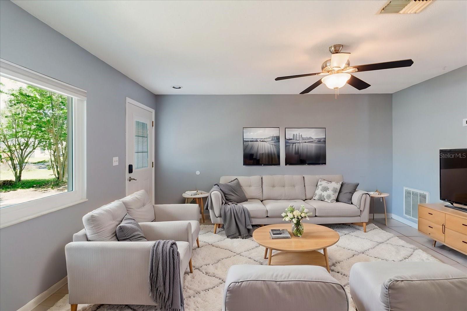 Living Room area - virtual staging