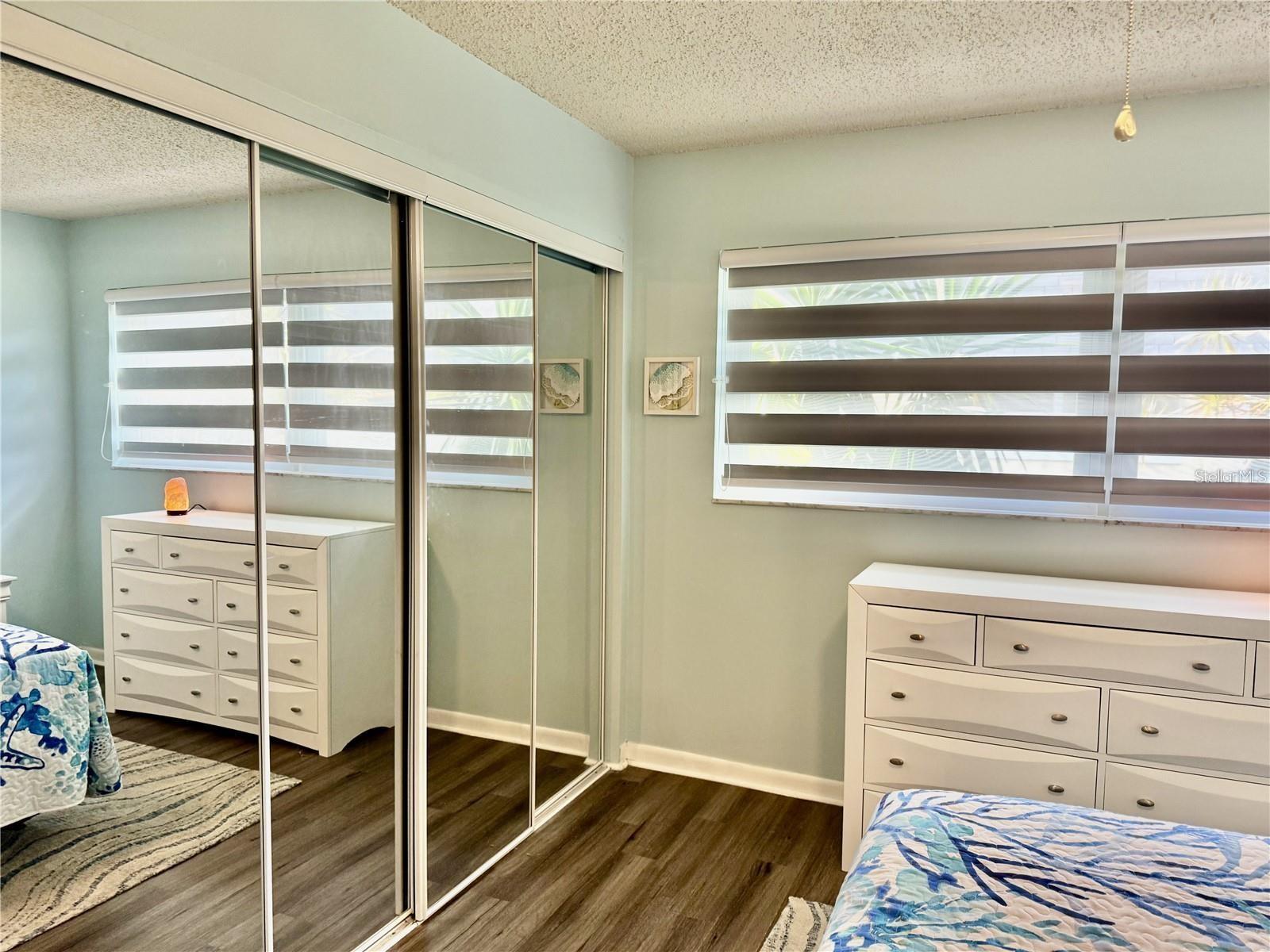 one of the master closets