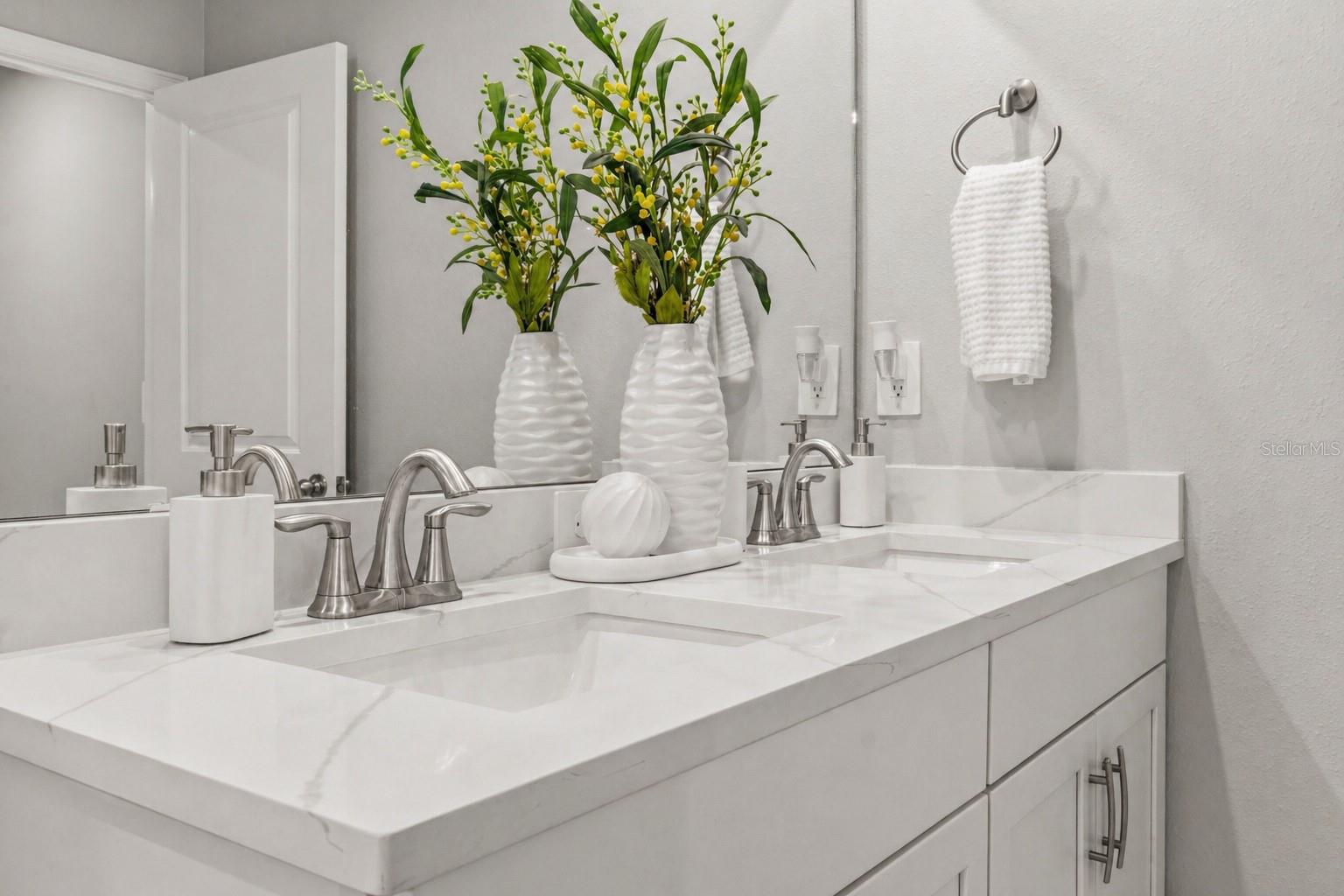 2nd full bathroom 2nd floor with dual sinks