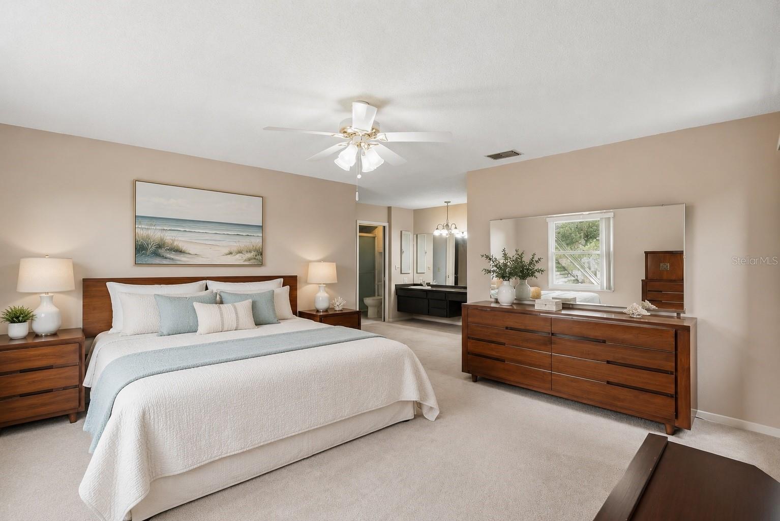 Virtual Stage Image Primary Bedroom