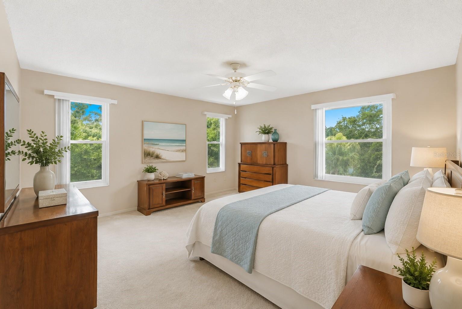 Virtual Stage Image Primary Bedroom