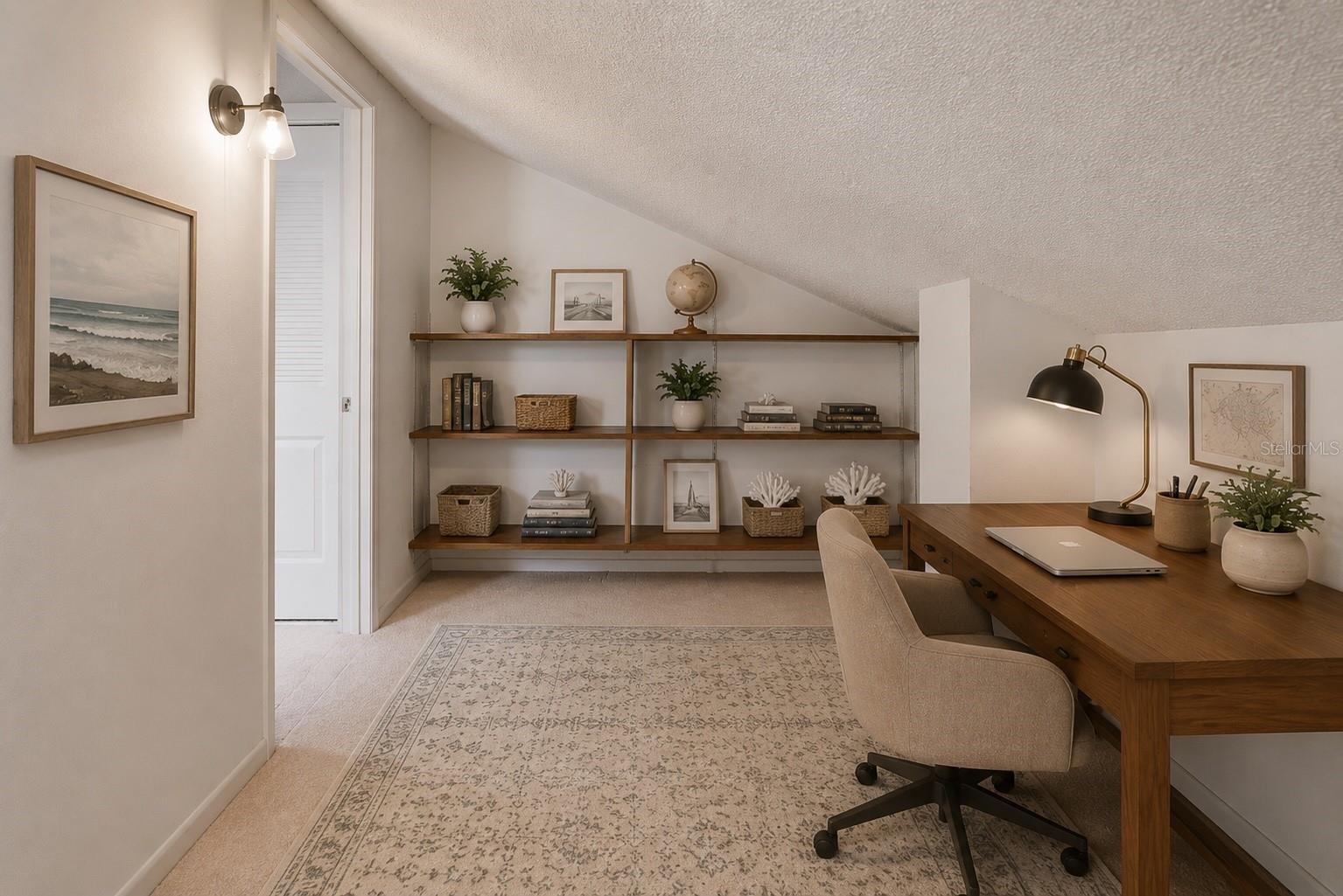 Virtual Staged Bonus Space like an office inside Bedrom 2.