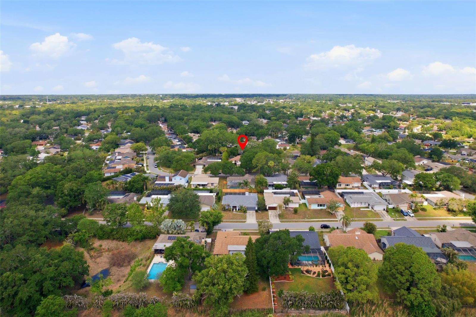 Aerial View of North Bay Hills Neighborhood