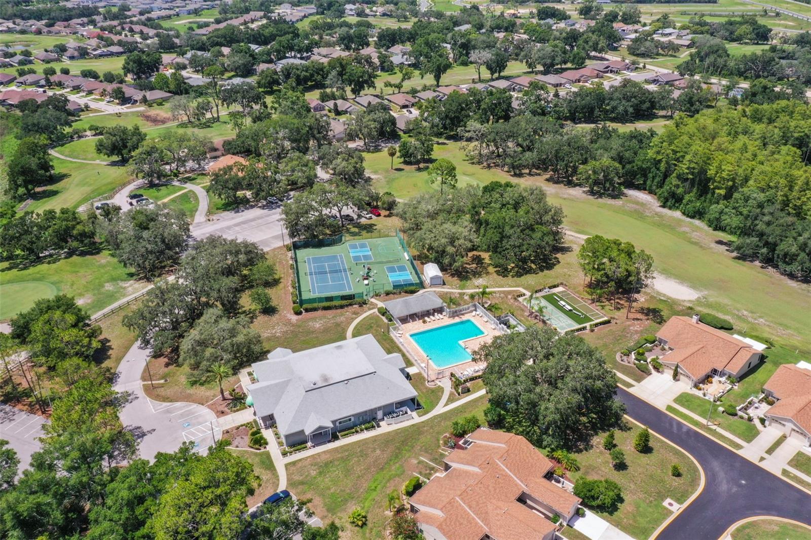 Meadow Oaks Clubhouse, Heated Pool, Tennis Courts, Shuffle boards, and basketball court