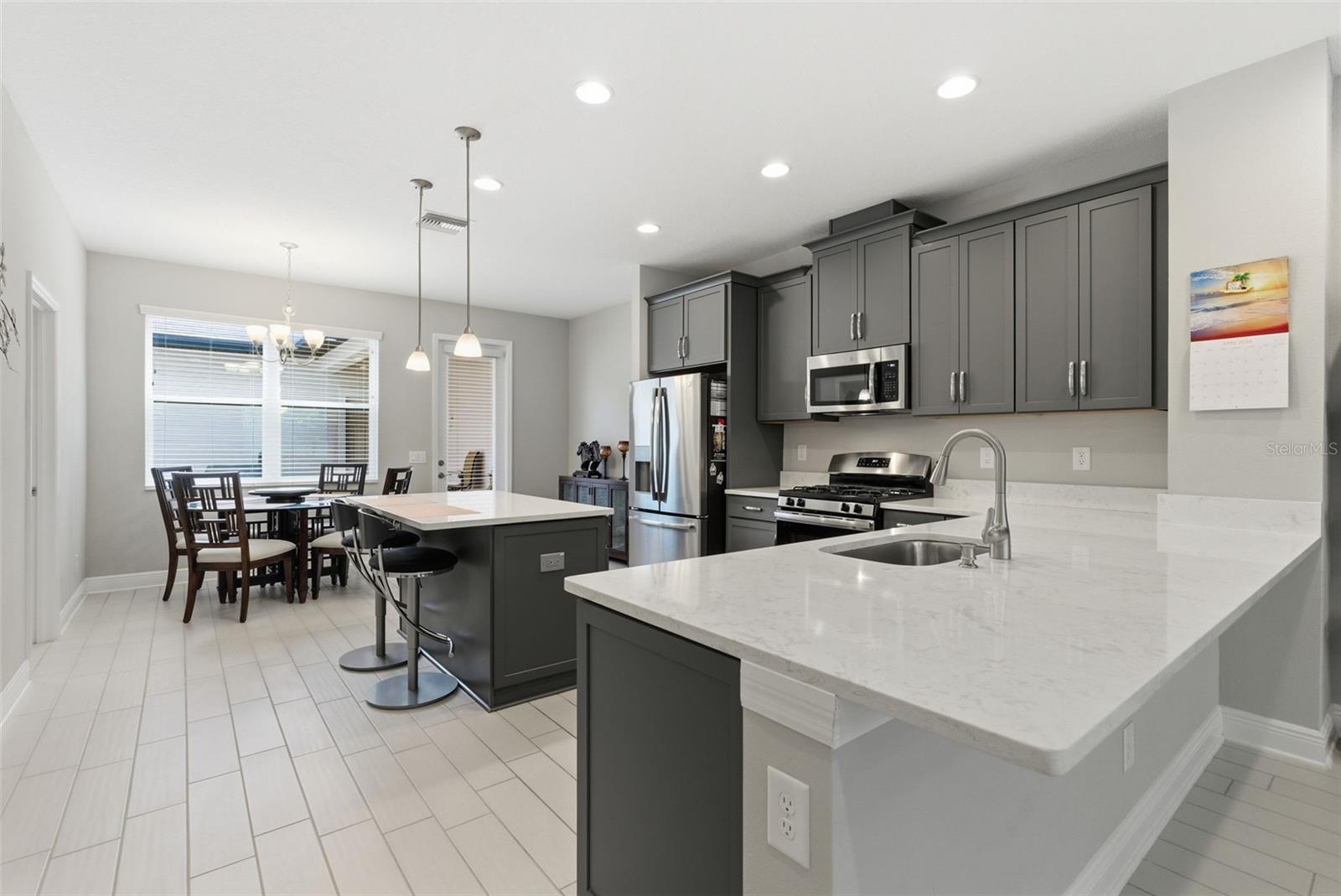 Kitchen and dinning area