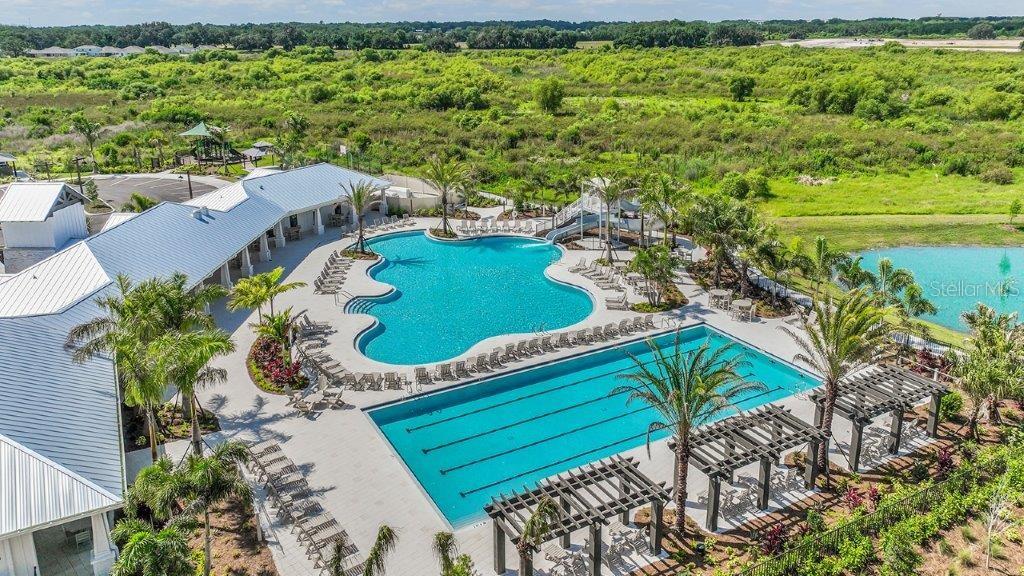 Two community pools
