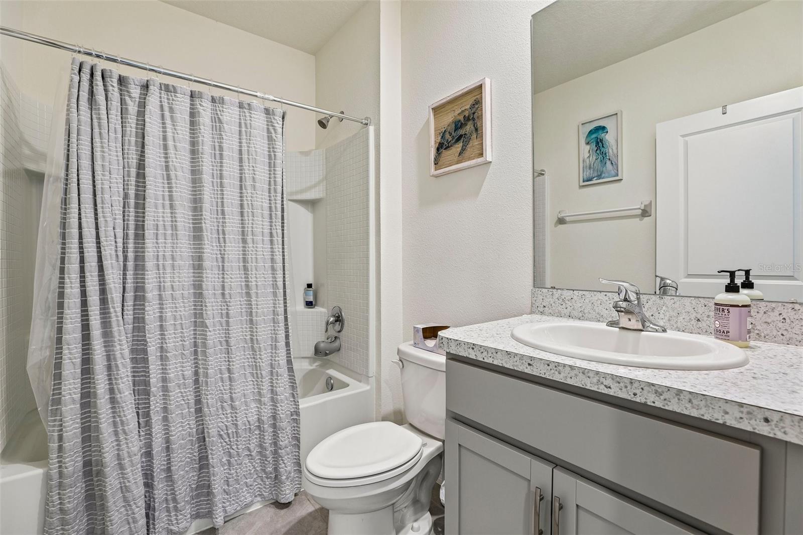 Bathroom with tub