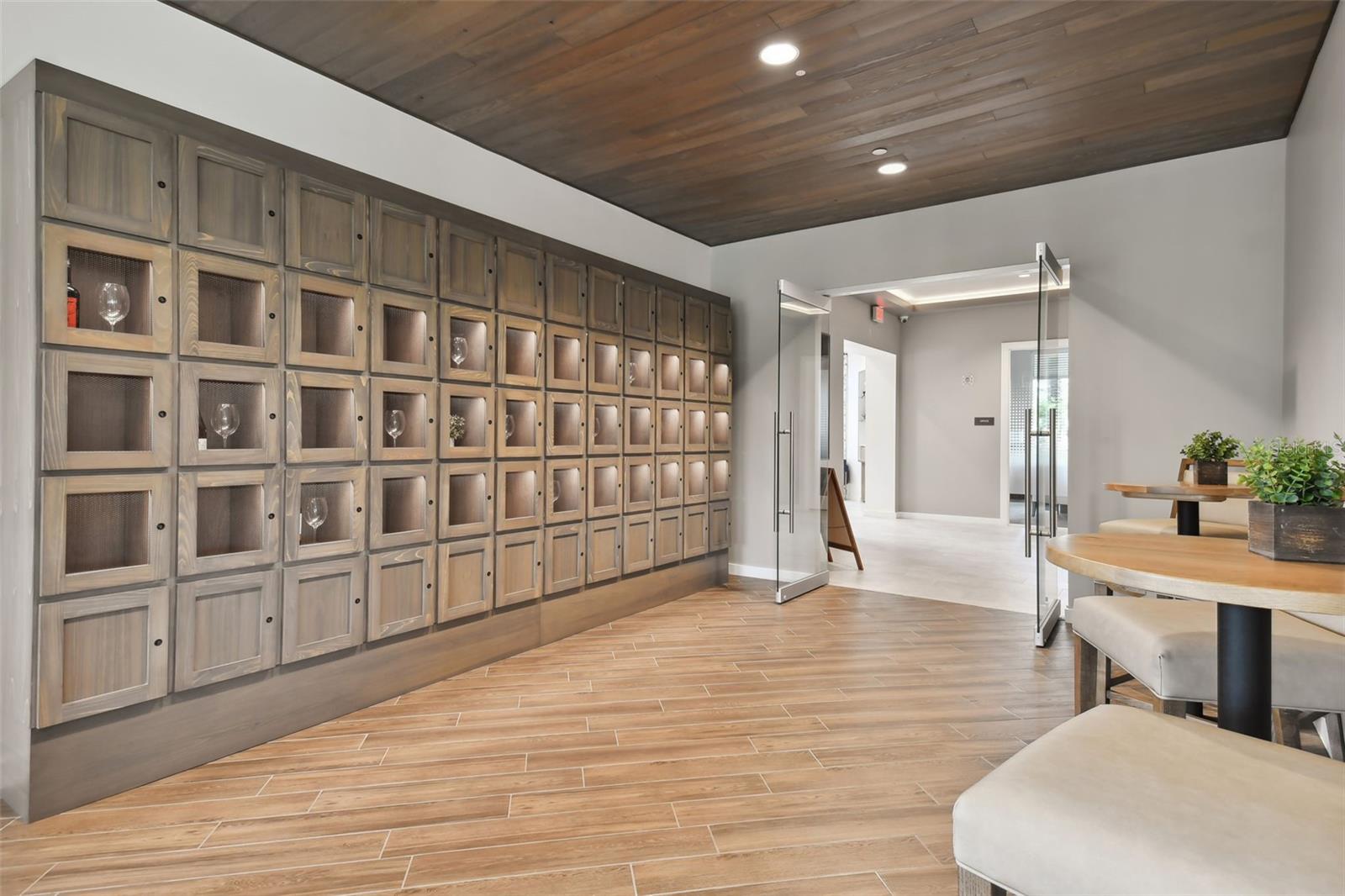 Sips wine club lockers