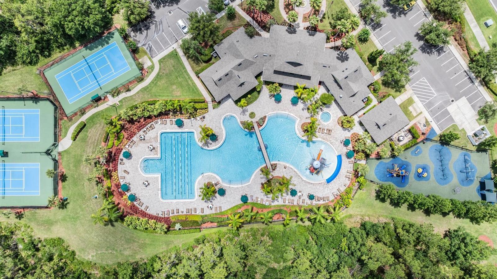 Clubhouse, Pools, and Activity Areas