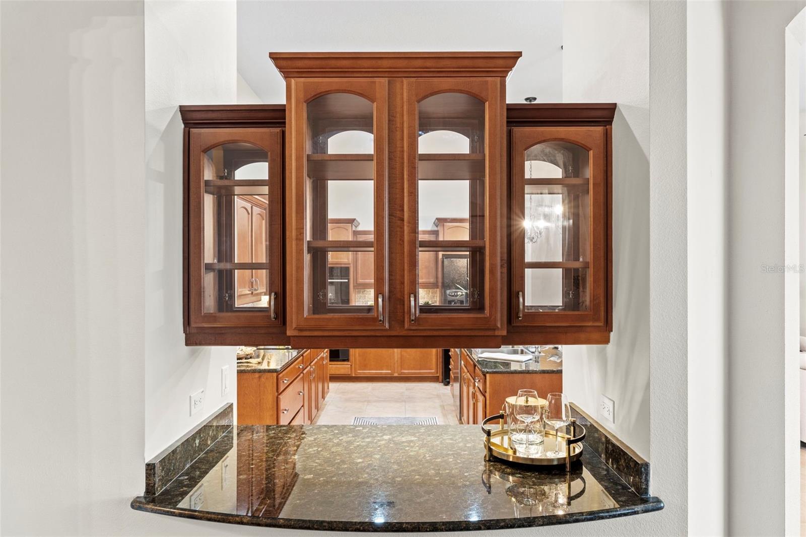 Butler's pass through from kitchen to Formal Sitting area