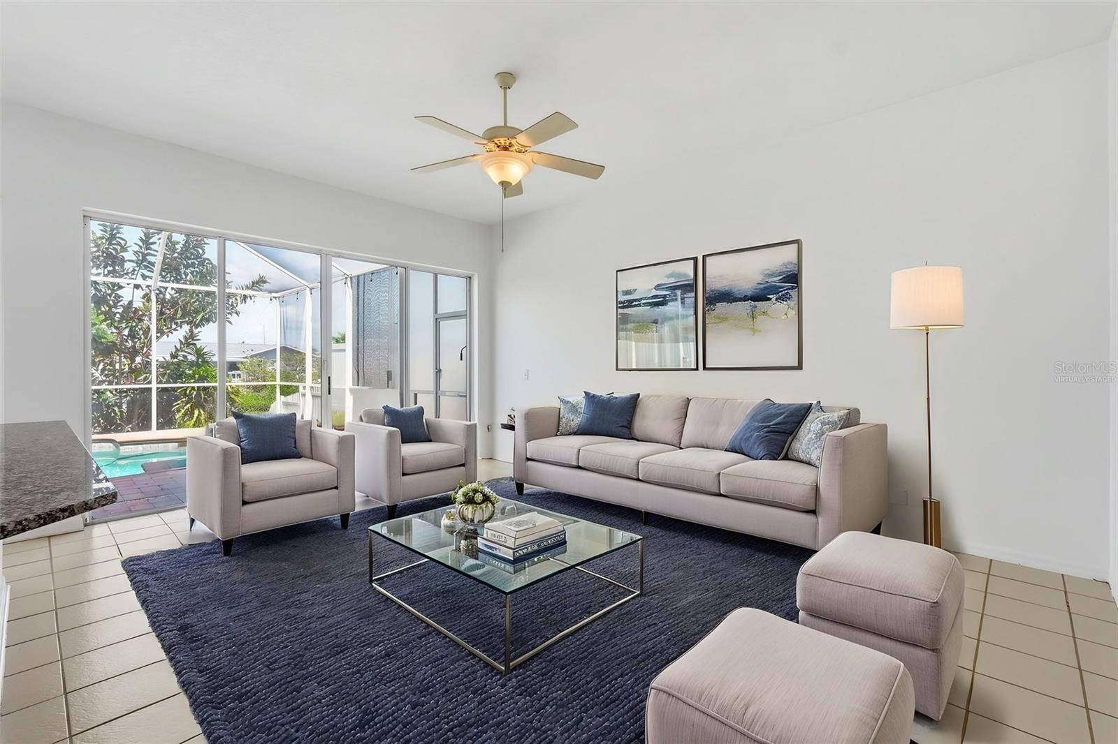 *Virtually Staged* Family Room