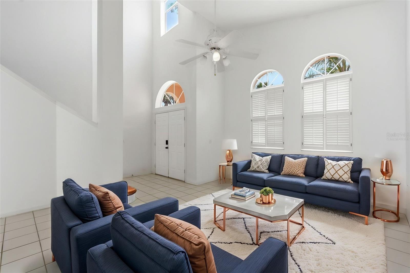 *Virtually Staged* Living Room