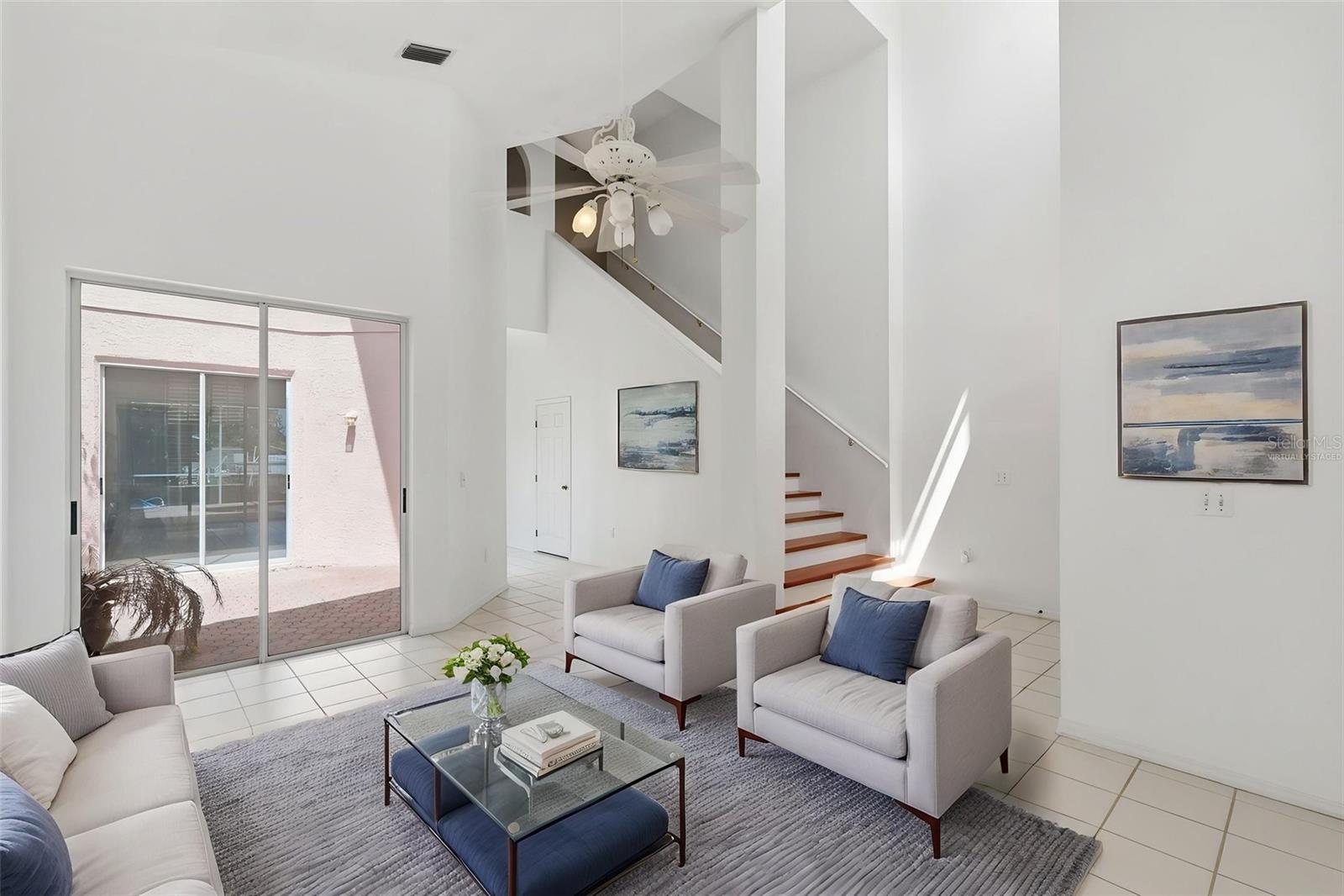 *Virtually Staged* Living Room