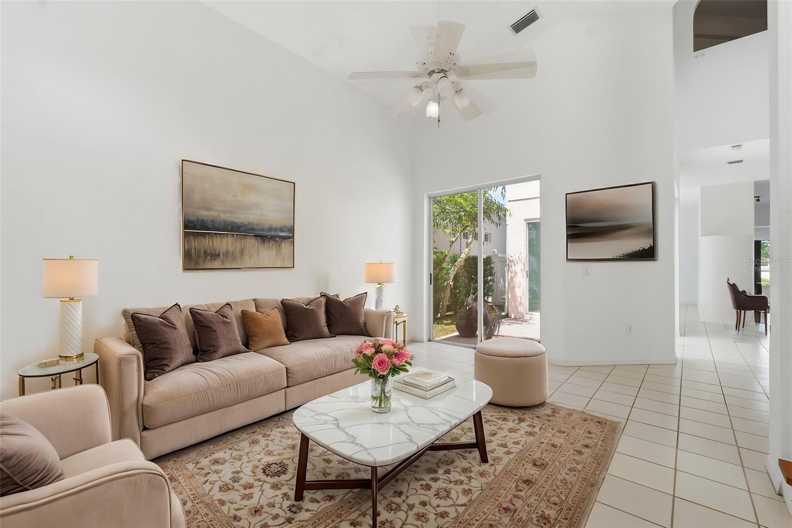 *Virtually Staged* Living Room