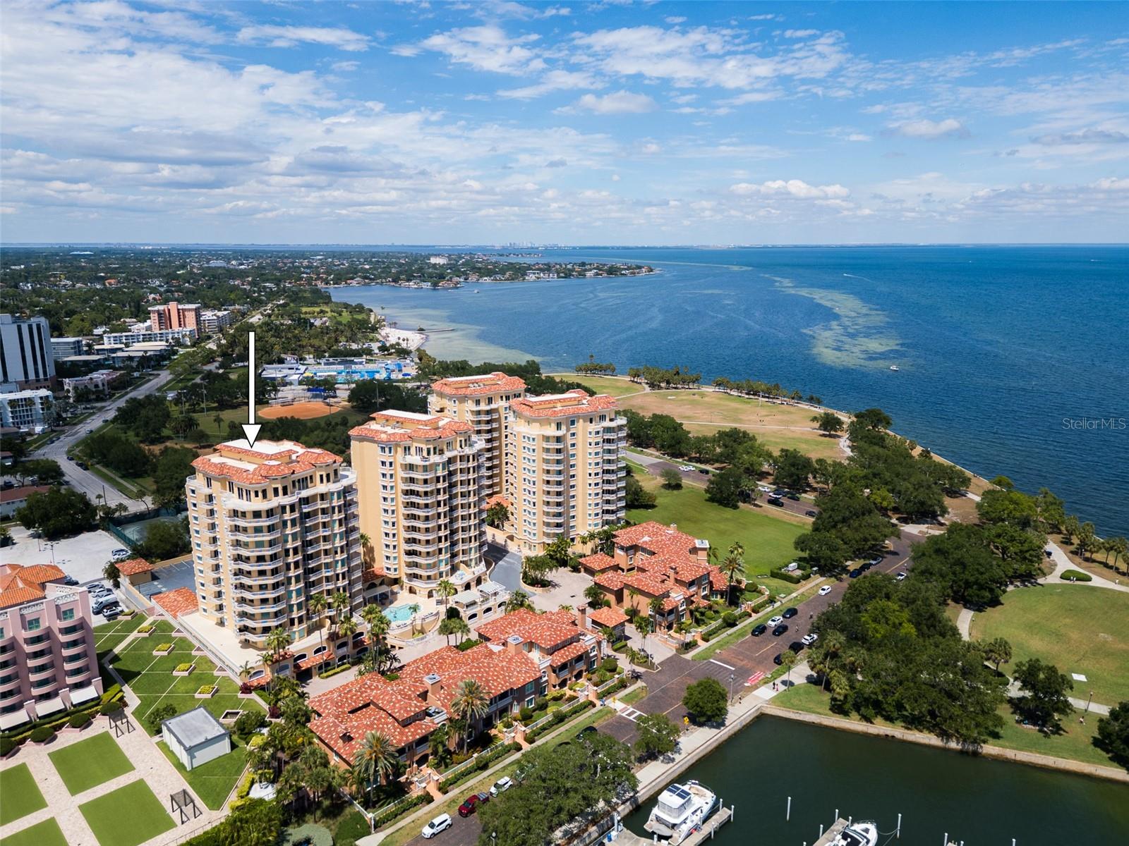 Vinoy Place Tower One #711 aerial view