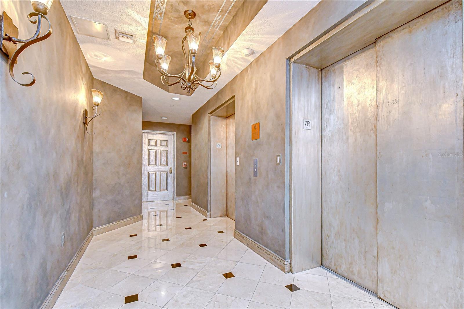 Private foyer/elevator