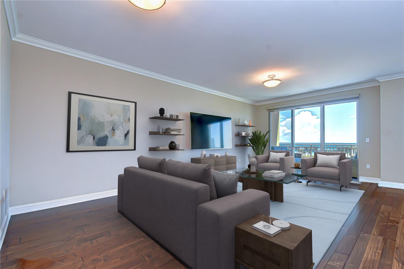 Virtually Staged: Living room