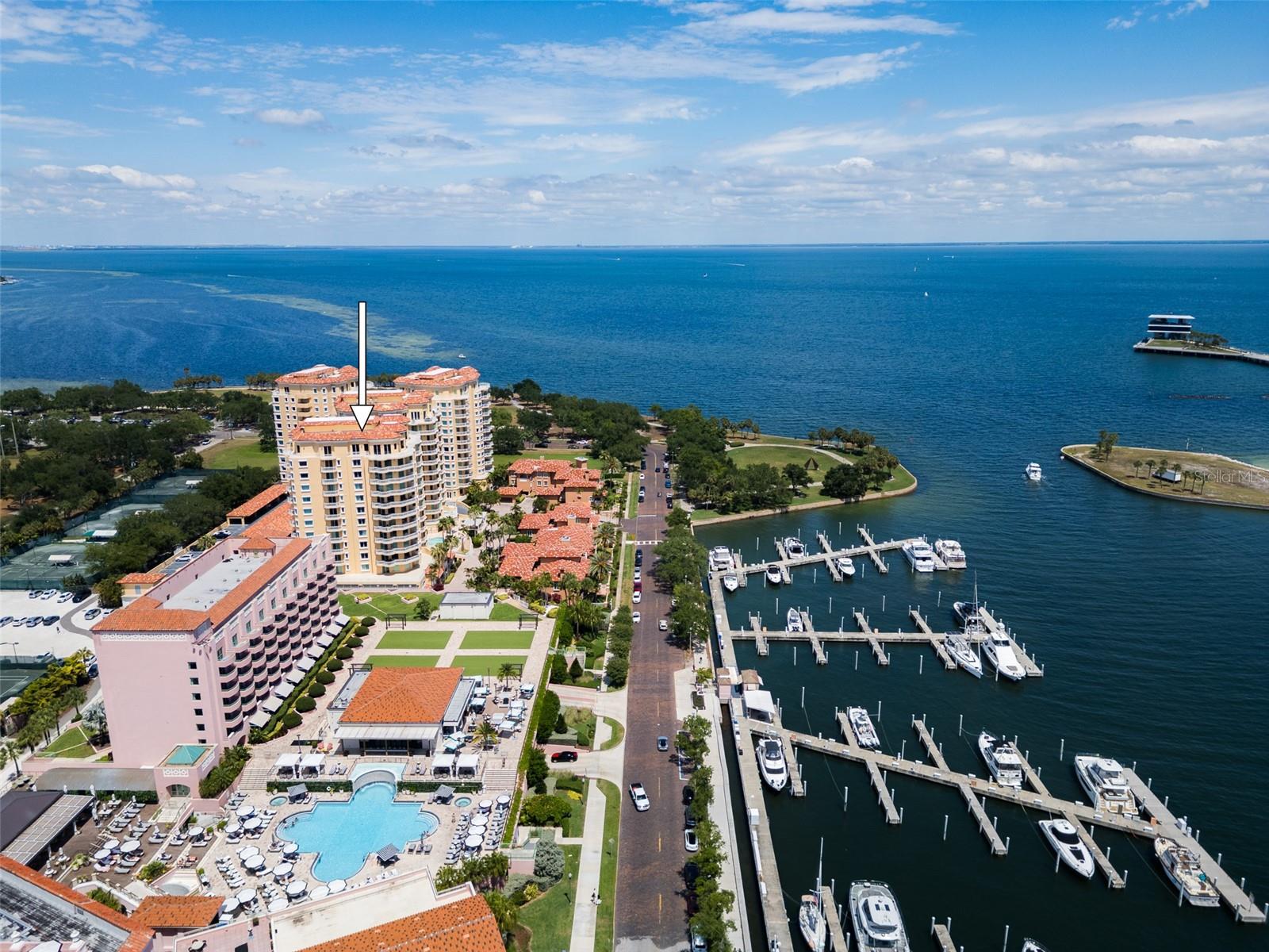 Vinoy Place aerial view