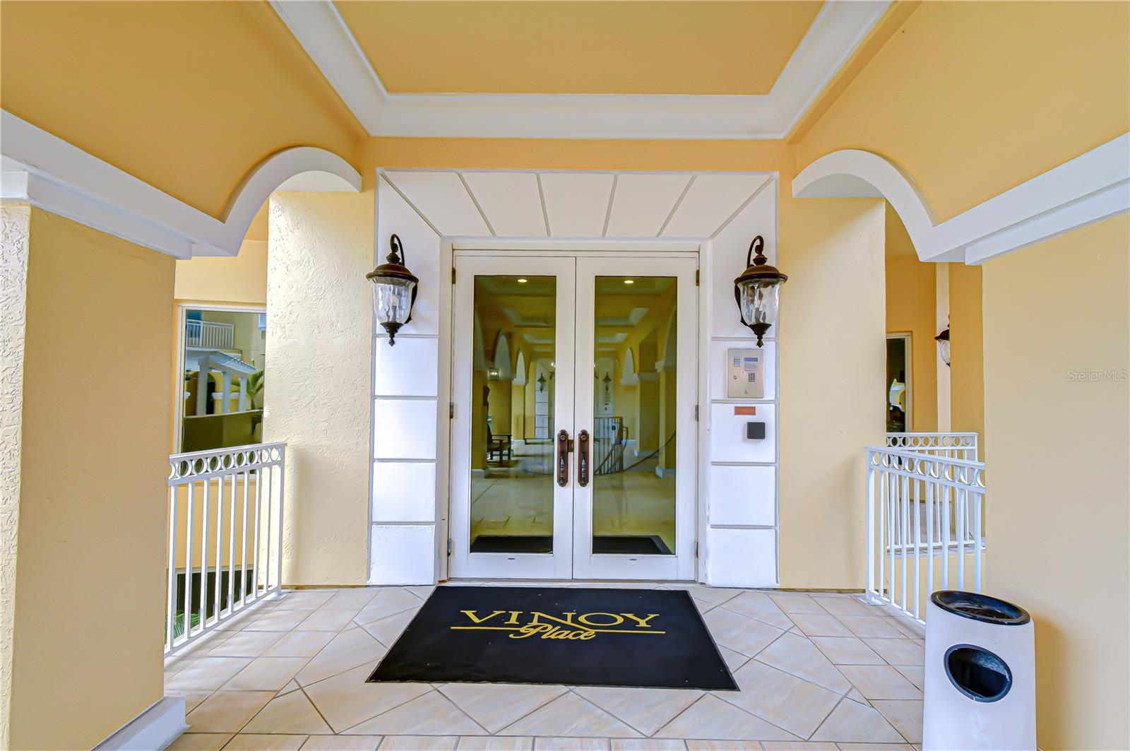 Secure Tower entrance
