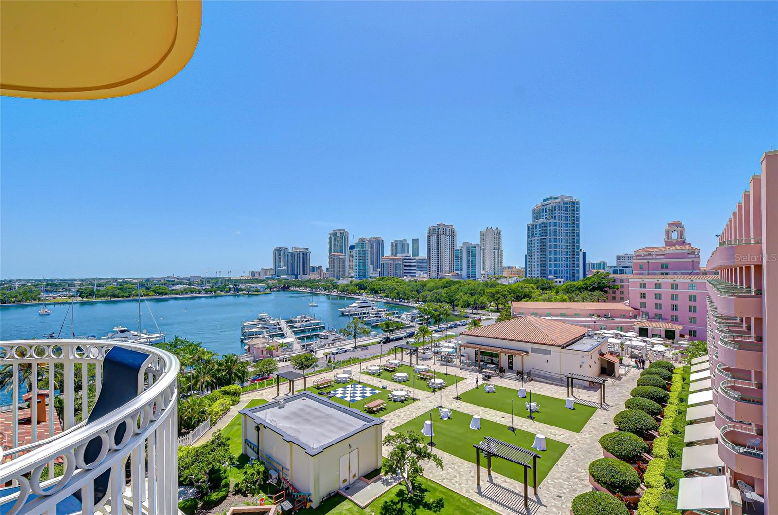 Stunning city and water views