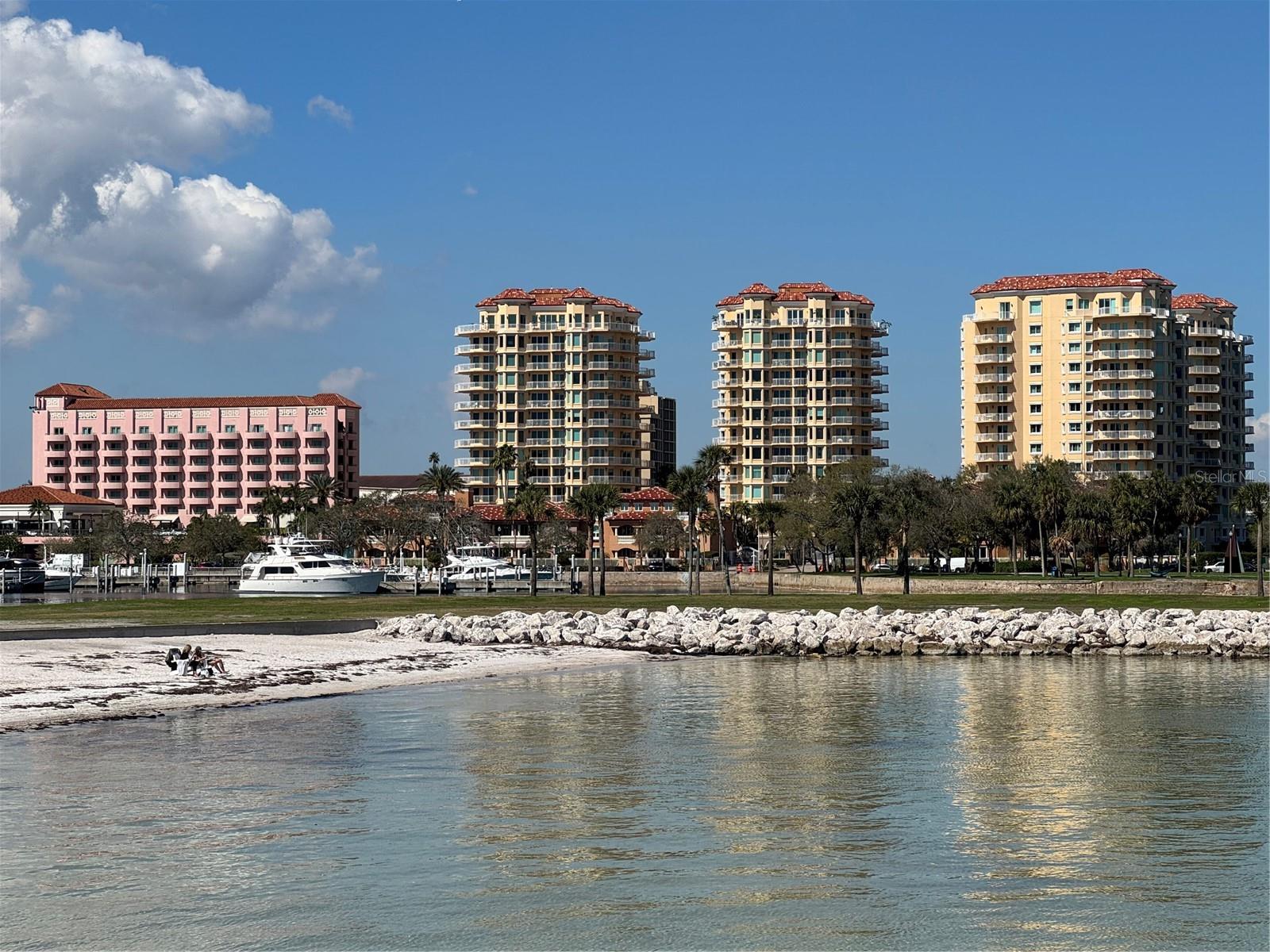 Beach and Marina Views