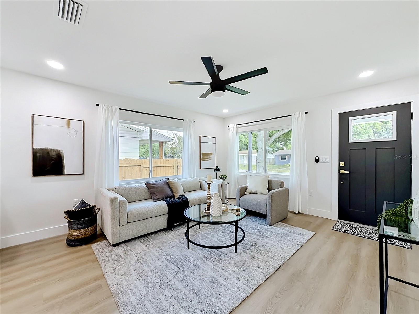 Spacious Living Room with Lots of Natural Light
