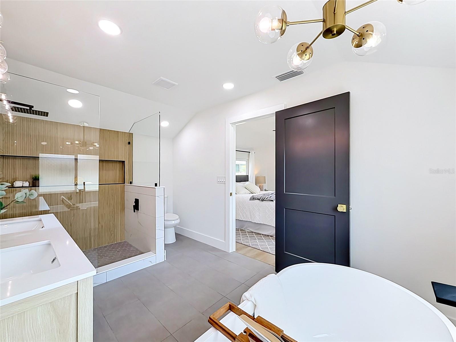 Primary Bathroom with Soaking Tub, Walk-In Shower