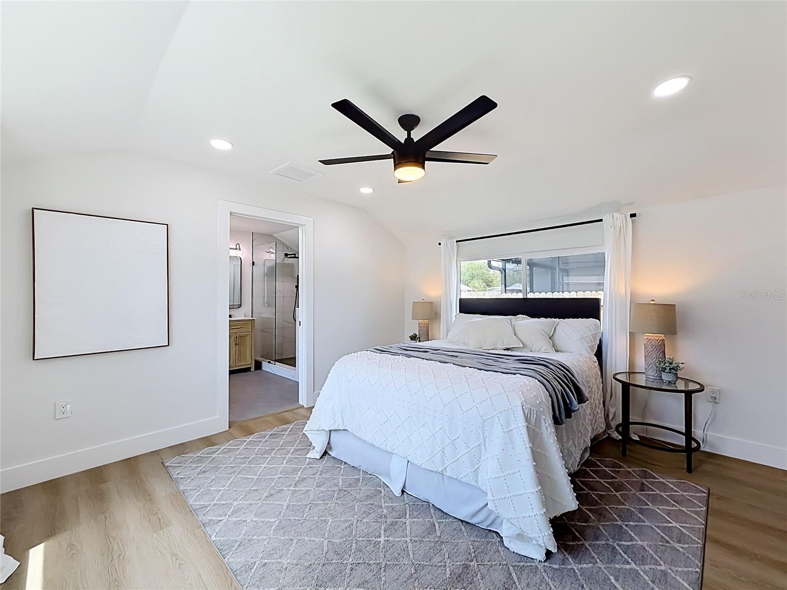 Light and Bright Primary Bedroom