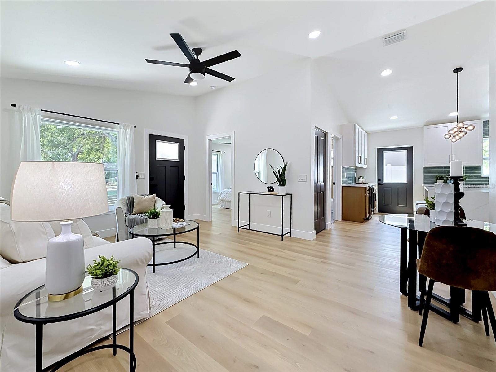 Living Room with Guest Bedroom